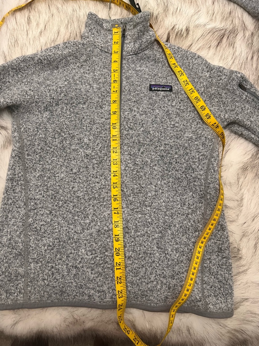 Patagonia Better Sweater 1/4 Zip Pullover Gray Women’s Small - Picture 7 of 9
